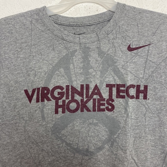 ✅Men Nike Virginia Tech Hokies Tee Shirt Size L - Picture 2 of 5